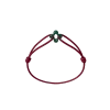 Bracelet Cordon - Mini Green Clover