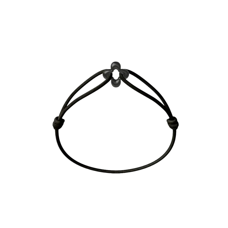 Bracelet Cordon - Mini Black Clover