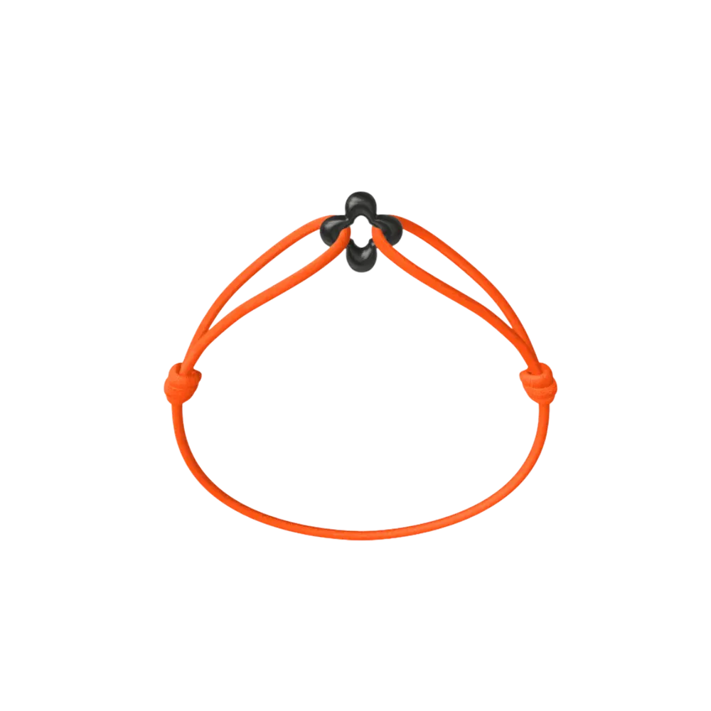 Bracelet Cordon - Mini Black Clover