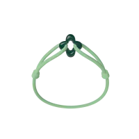 Bracelet Cordon - Green Clover