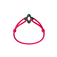 Bracelet Cordon - Green Clover