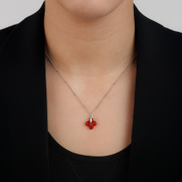 Collier Silver Clover
