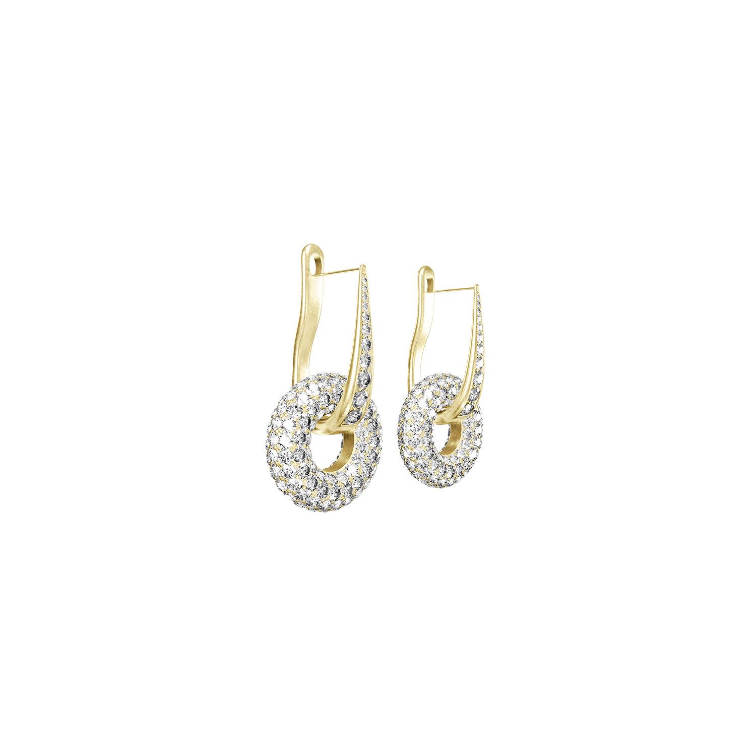 Boucles d'oreilles Soho Pavé

