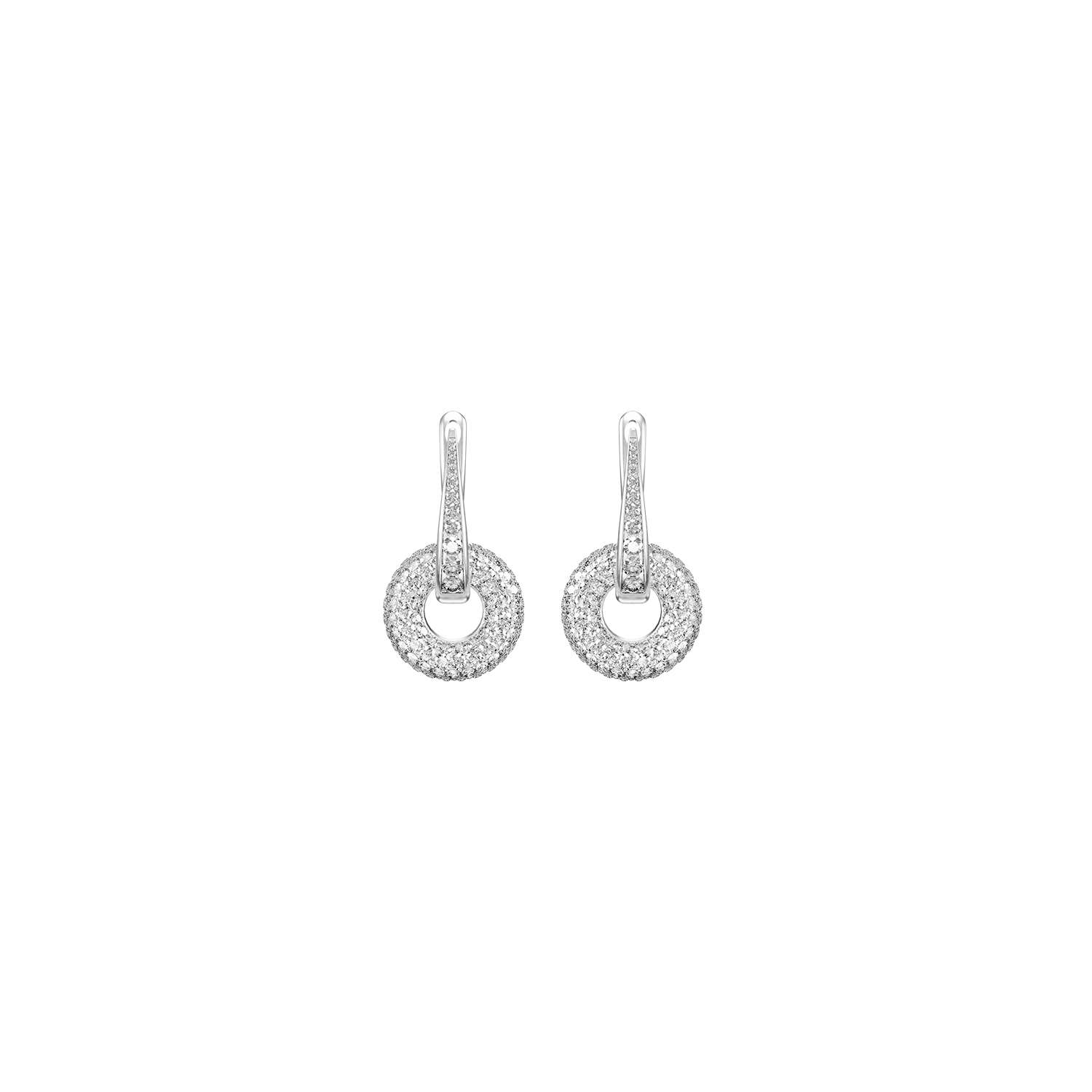 Boucles d'oreilles Soho Pav&eacute;
