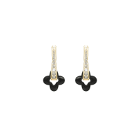 Boucles d'oreilles Golden Clover
