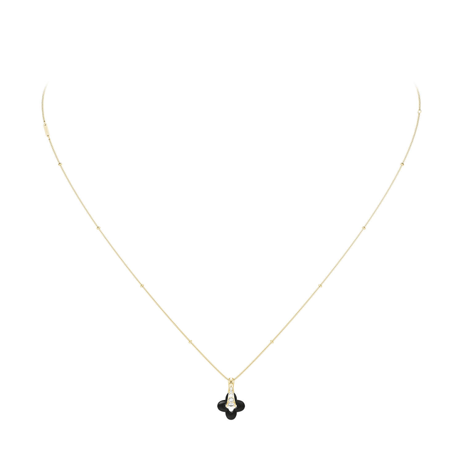 Collier Golden Clover
