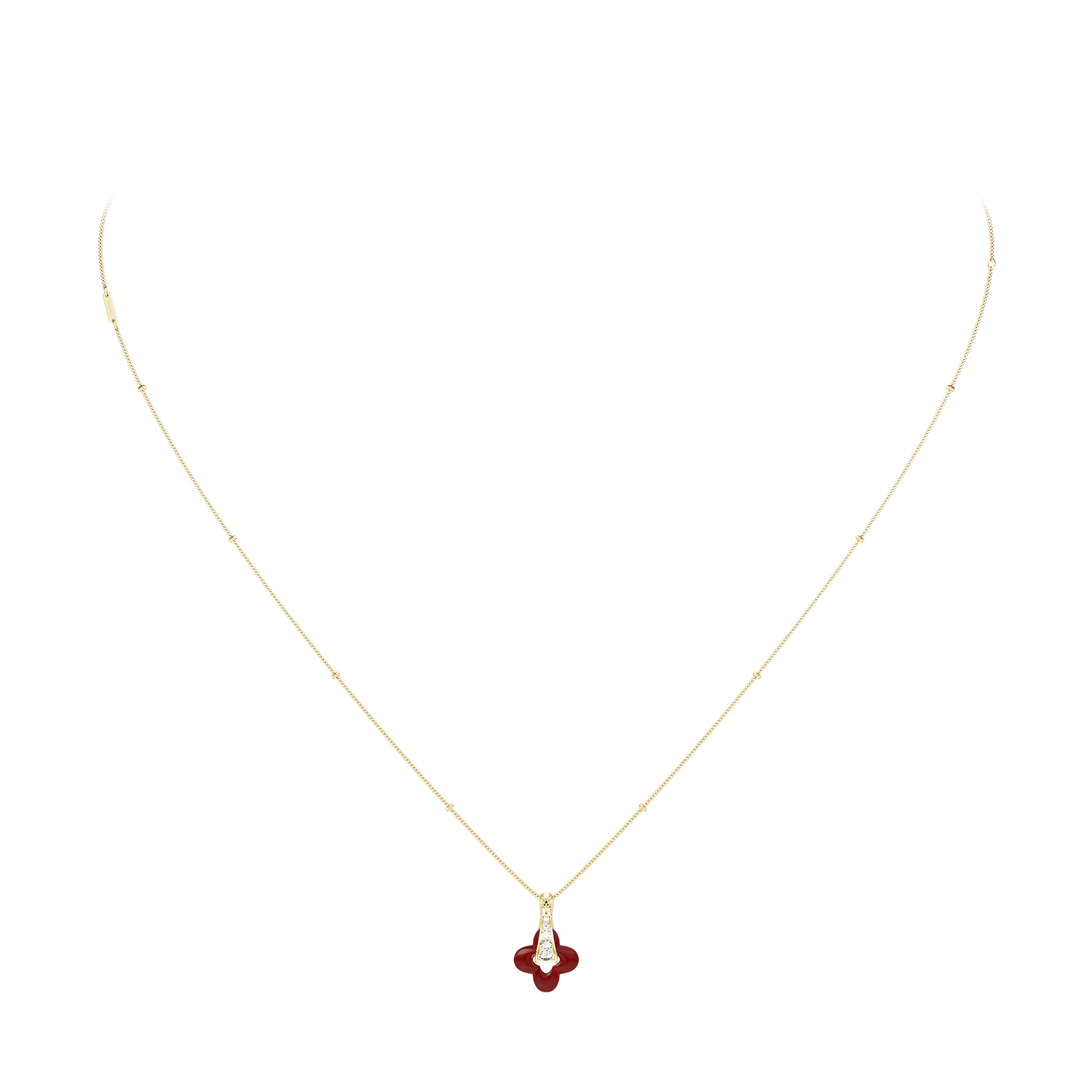 Collier Golden Clover
