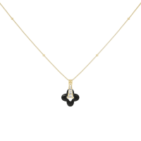 Collier Golden Clover
