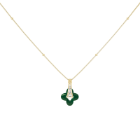 Collier Golden Clover
