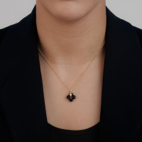 Collier Golden Clover
