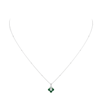 Collier Silver Clover
