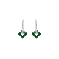 Boucles d'oreilles Silver Clover

