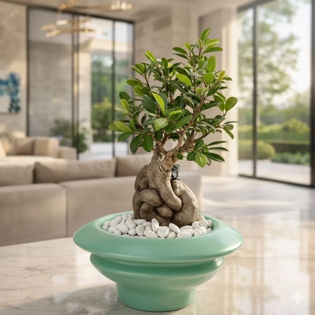 Composition Bonsa&iuml;-San En Vert
