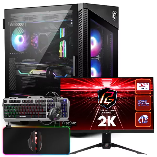 SETUP GAMER R9 9900X-RTX 5070 + PG32QF2B + HPG100